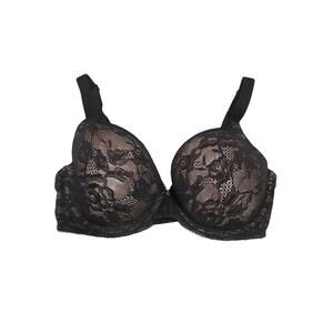 Wacoal Black Lace Bra - Size 32DDD - Excellent Condition